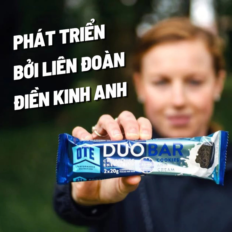  Thực phẩm bổ sung OTE Energy Sports Duo Bar - vị bánh quy và kem 