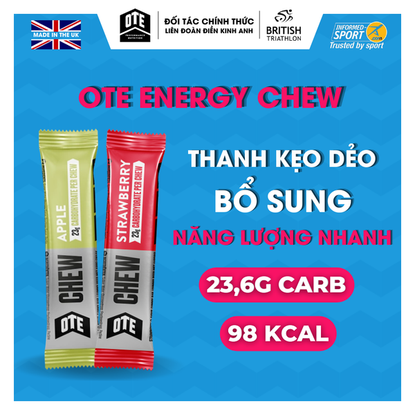  OTE Energy Chew vị Dâu 