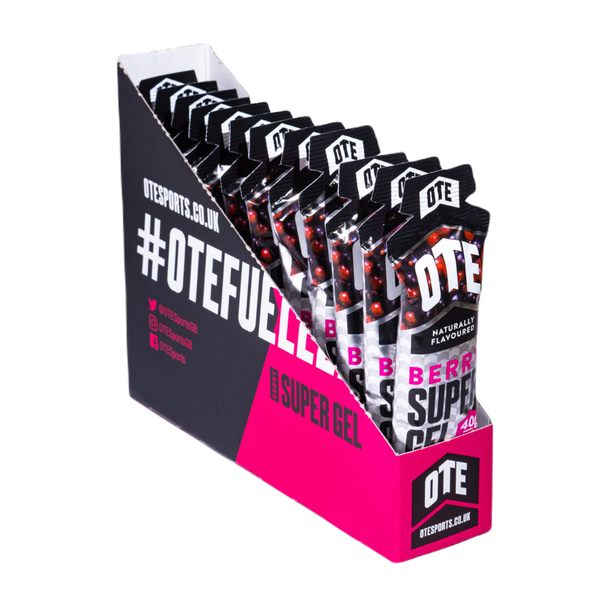  Pack 12 gói OTE Super Gel Berry - Thanh Năng Lượng Dạng Lỏng Dễ Ăn, Hương Vị Tự Nhiên, Dễ Dàng Tiêu Hóa 
