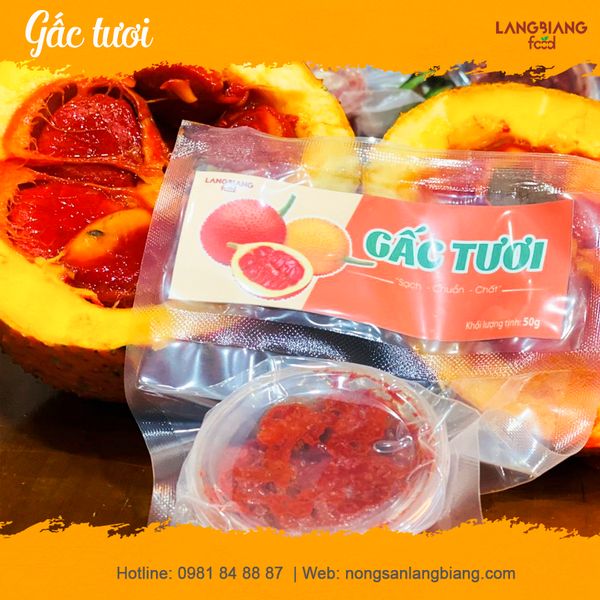 Gấc tươi Langbiang Food 50g