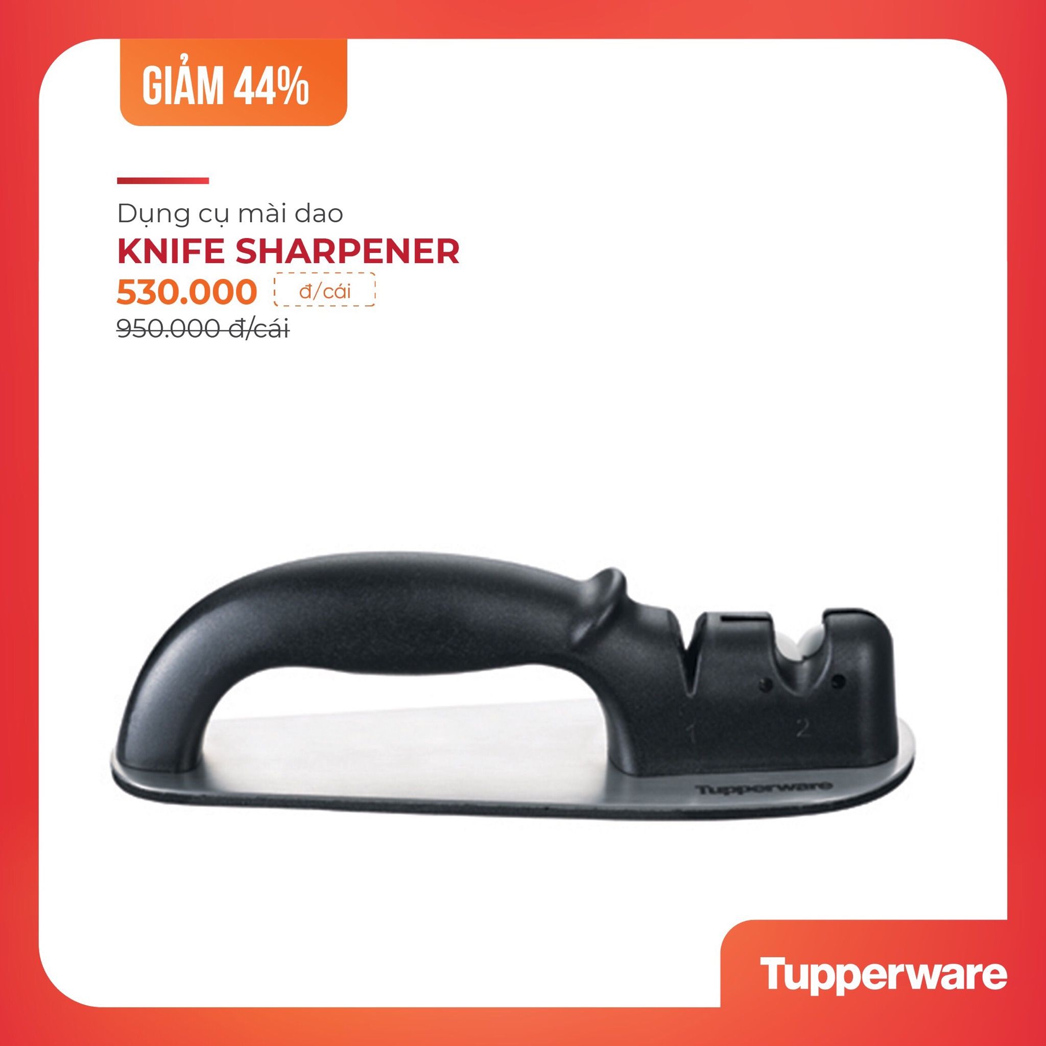  Dụng cụ mài dao knife Sharperner Tupperware 