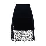 Black Swan Lace Layered Skirt