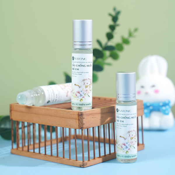  Lăn chống muỗi Bạch Đàn Chanh - Dầu chống muỗi em bé - Không DEET, không cồn - 100% thiên nhiên 