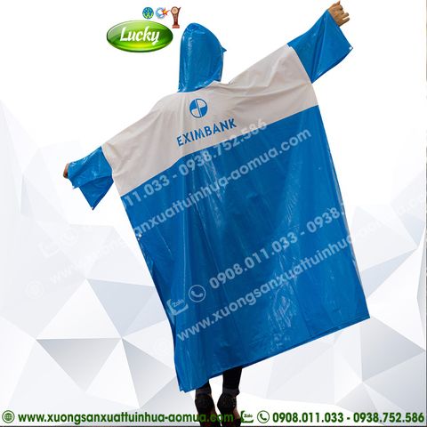 ÁO MƯA CÁNH DƠI NHỰA EXIMBANK