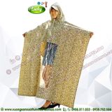 ÁO MƯA RỘNG KHỔ NHỰA HỌA TIẾT DA BÁO