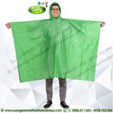 ÁO MƯA RỘNG KHỔ NHỰA XANH LÁ