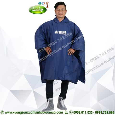 ÁO MƯA RỘNG KHỔ LOGOS