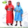 ÁO MƯA BÍT HÔNG TRẺ EM ĐỎ XANH