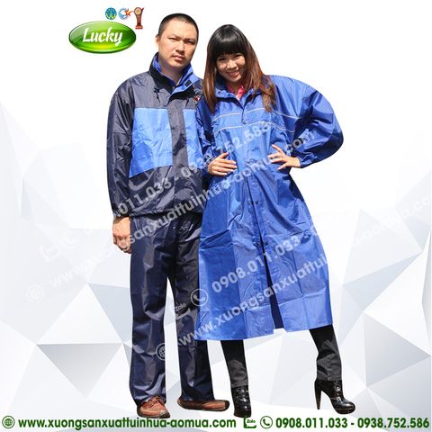 BỘ QUẦN ÁO MƯA XANH ĐEN PHỐI