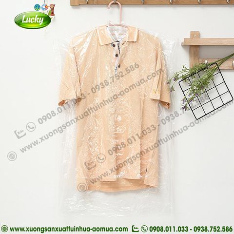 TÚI BỌC QUẦN ÁO BẰNG NHỰA PVC TRONG SUỐT CHỐNG BỤI