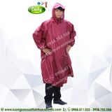 ÁO MƯA BÍT HÔNG ĐỎ ĐÔ