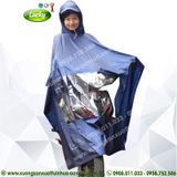 ÁO MƯA CÁNH DƠI XANH ĐEN Ô KIẾNG ĐÈN