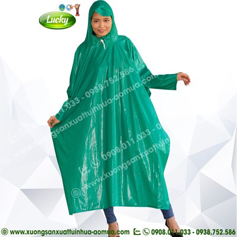 ÁO MƯA CÁNH DƠI XANH LÁ