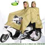 ÁO MƯA CÁNH DƠI HAI ĐẦU CỎ ÚA