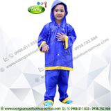 BỘ QUẦN ÁO MƯA XANH PHỐI VÀNG
