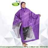 ÁO MƯA CHỮ A TÍM