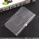 BAO SỔ CÒNG TÚI ZIP 6 LỖ ZIPPER TRONG SUỐT