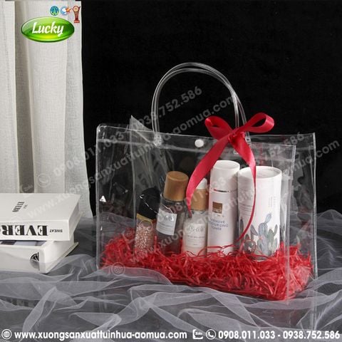 TÚI NHỰA TRONG LÀM GIỎ QUÀ