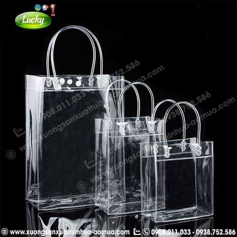 TÚI XÁCH HỘP TRONG SUỐT QUAI TRÒN