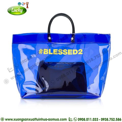 ÁO MƯA CHO TÚI XÁCH MÀU XANH