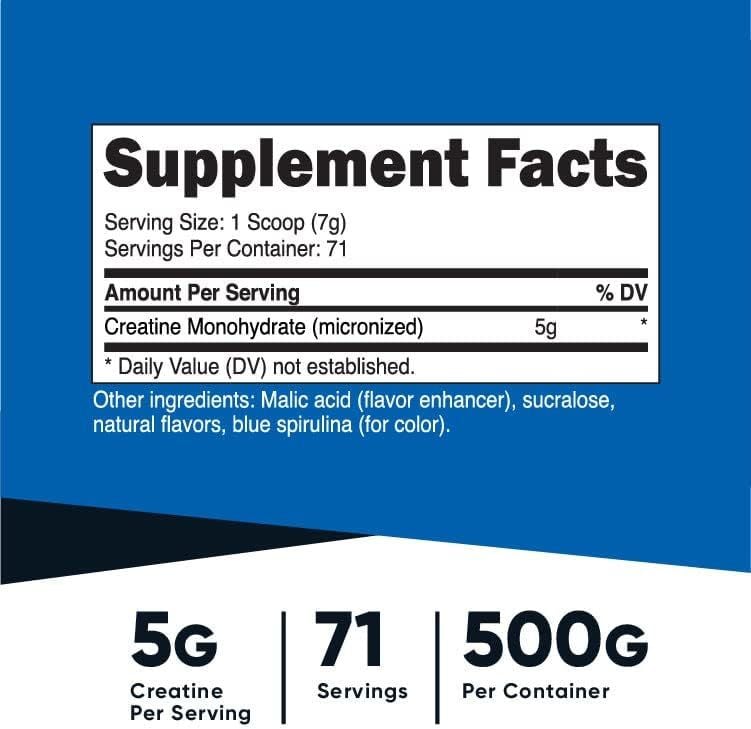 Nutricost Creatine Monohydrate Micronized 500G