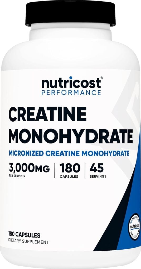 Nutricost Creatine 3000mg - 180 Viên