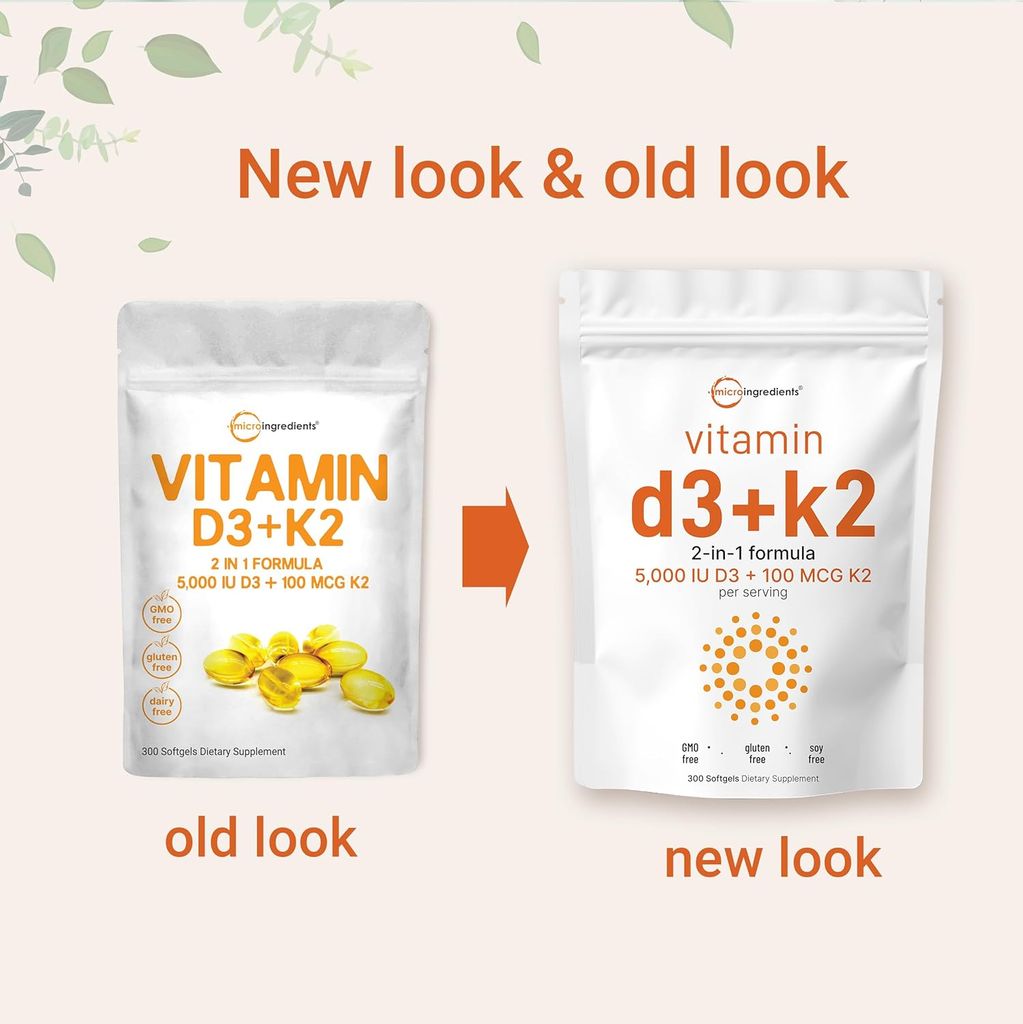 Micro Ingredients Vitamin D3 K2 MK7