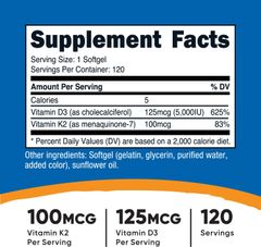 Nutricost Vitamin K2 D3