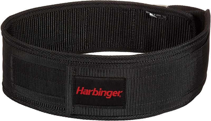 HARBINGER NYLON BELT4 INCHS BLACK