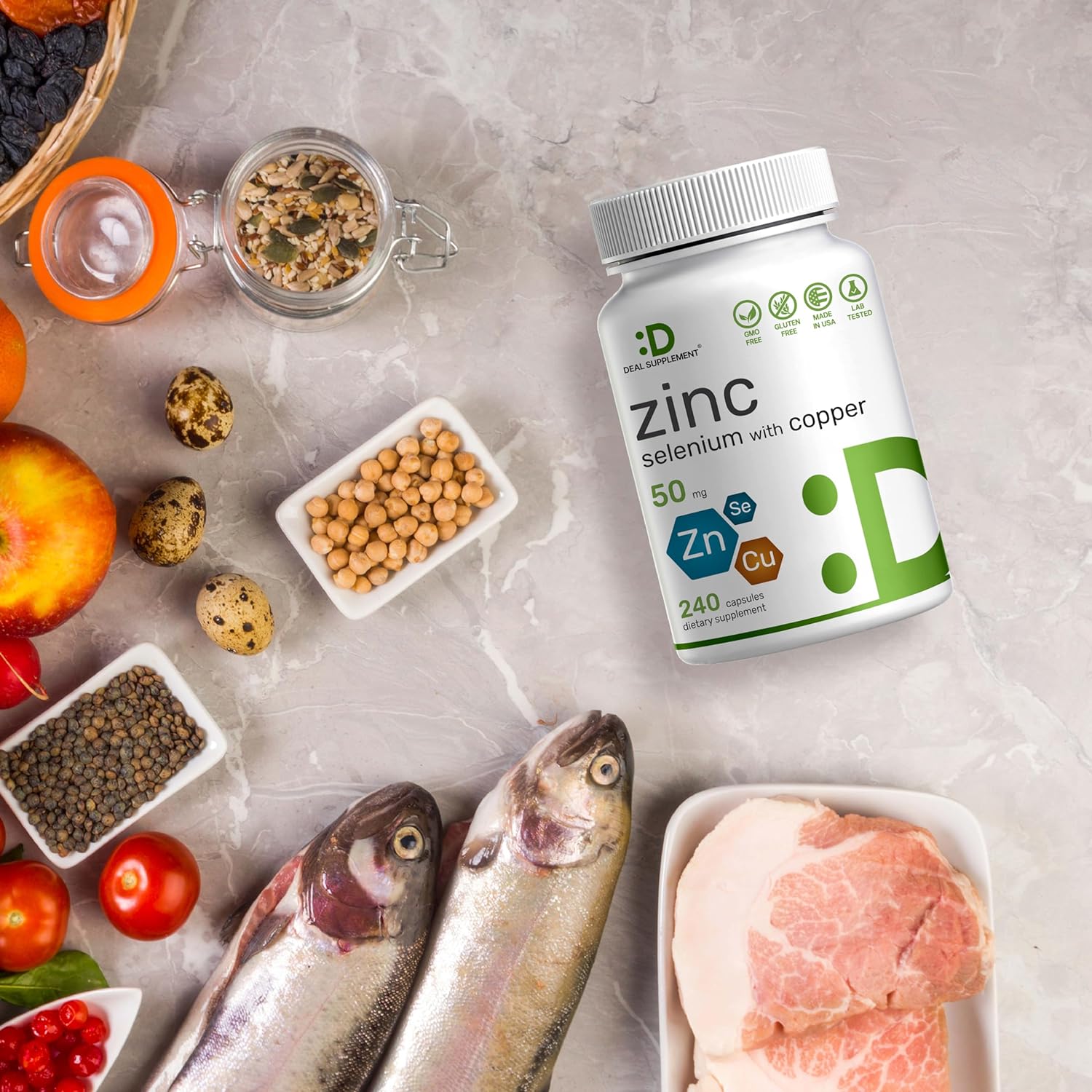 Deal Supplement Zinc 50mg With Selenium + Copper – SUPVN