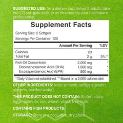 Deal Supplement DHA 500mg EPA 250mg