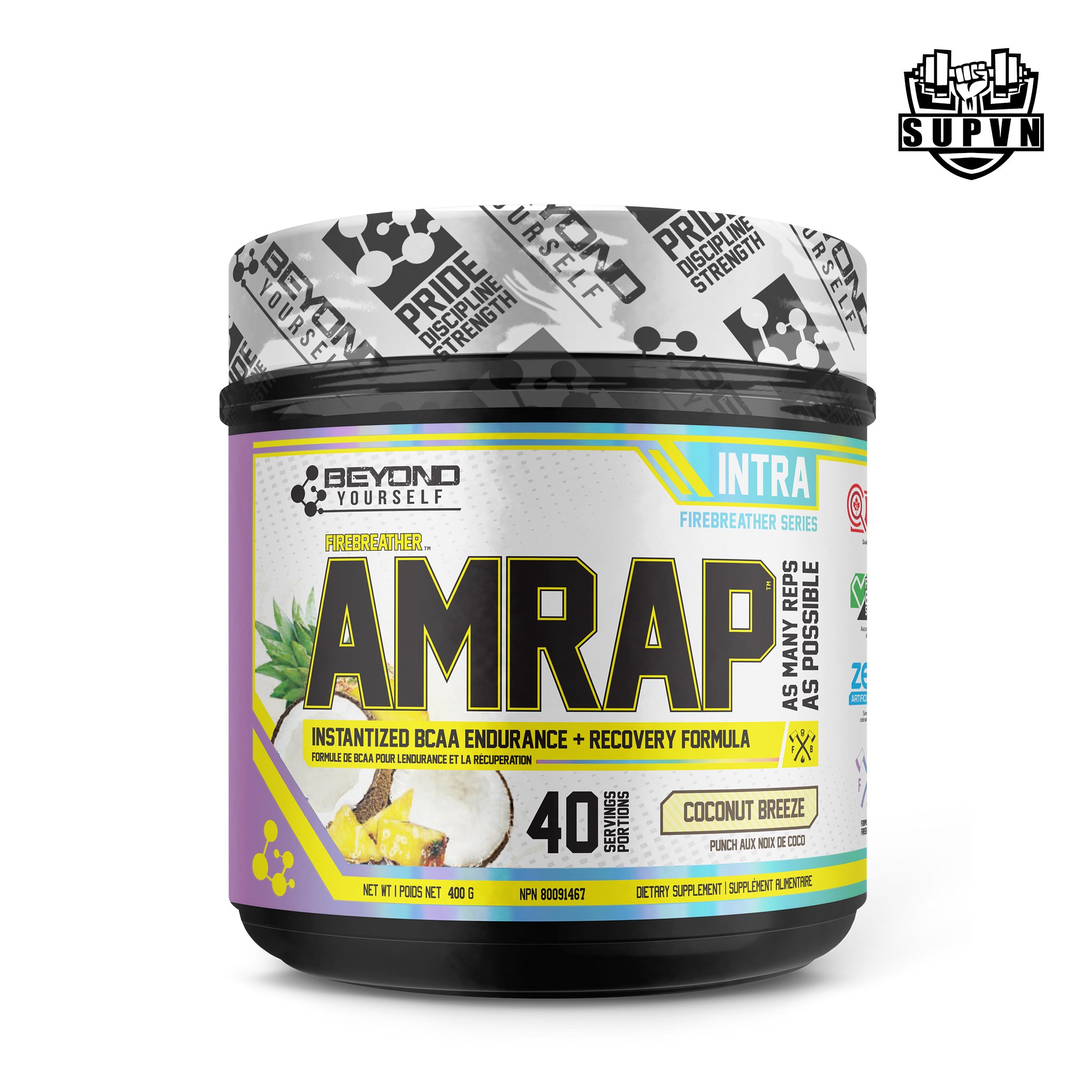 AMRAP BCAA 40 Servings Thực Vật Thuần Chay SUPVN