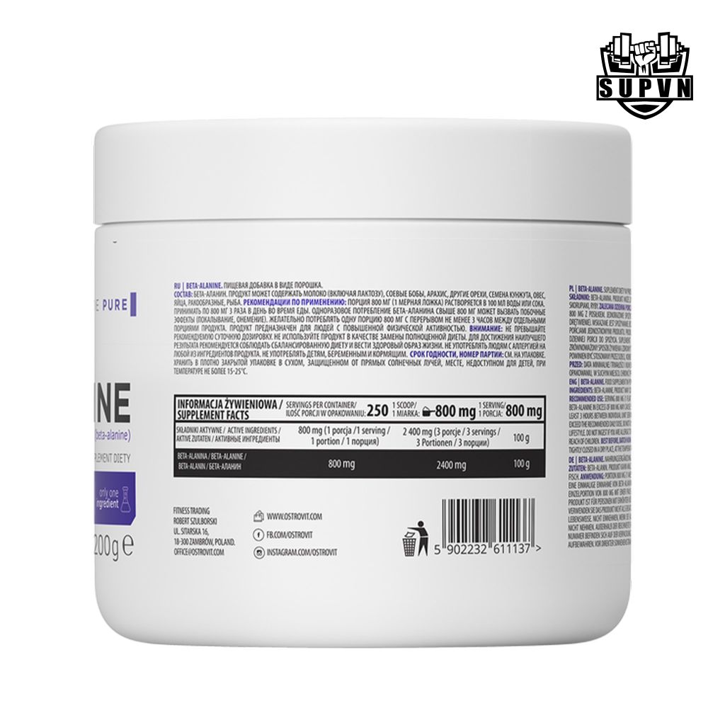 Beta Alanine Ostrovit 200g