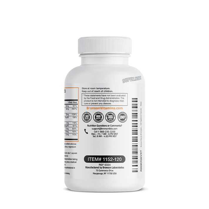 Bronson Vitamin B Complex With Vitamin C