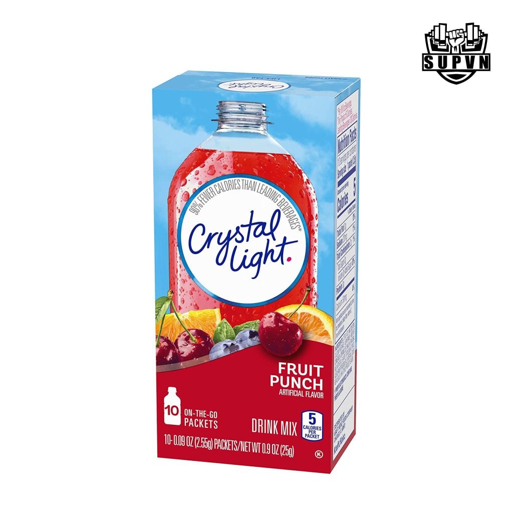 Bột Nước Uống Trái Cây Crystal Light 10 Gói