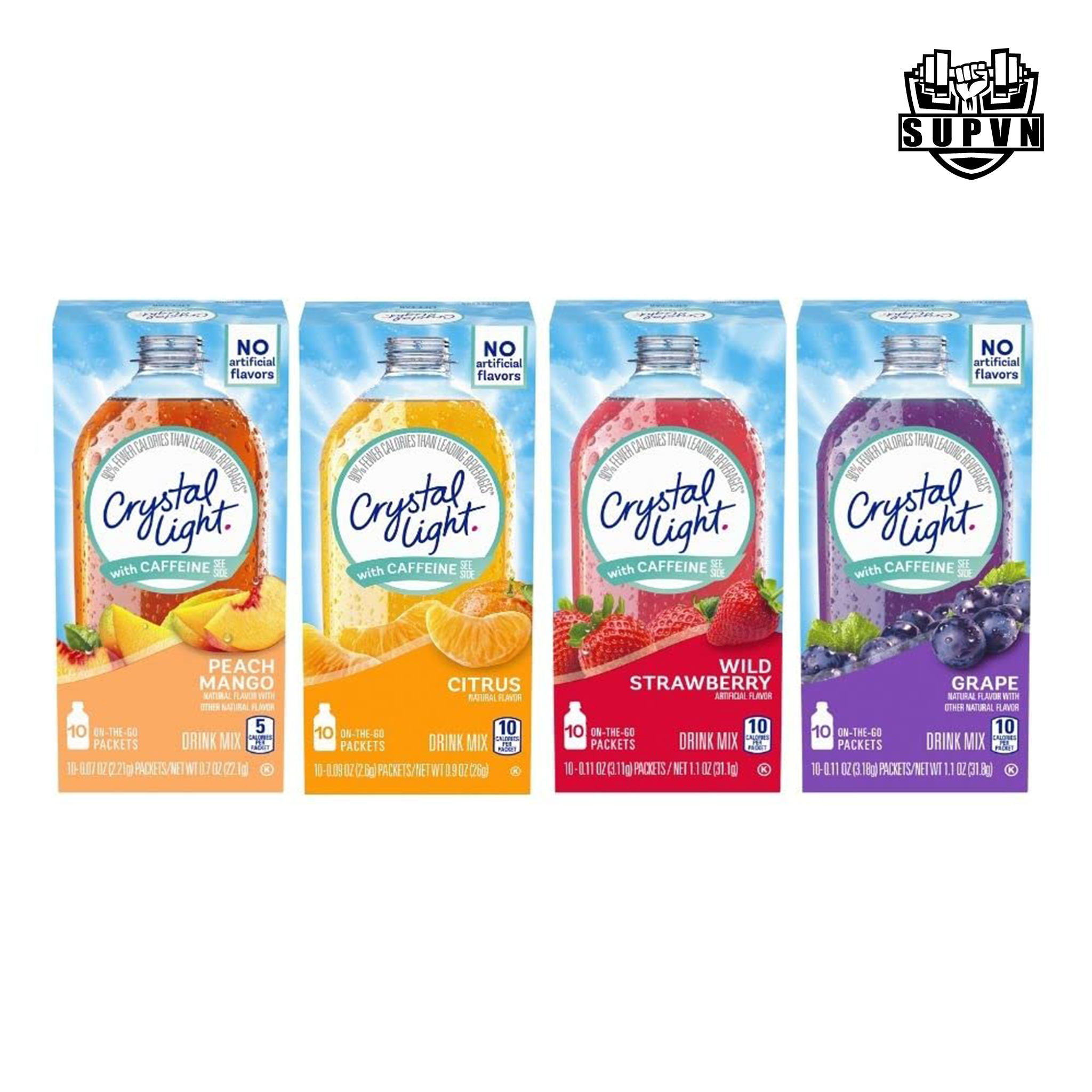Bột Pha Nước Trái Cây Crystal Light Mùi Vị Tươi Mát – SUPVN