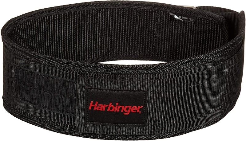 HARBINGER NYLON BELT4 INCHS BLACK