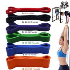 Dây Kháng Lực Power Band Tập Gym 15lbs – 125lbs