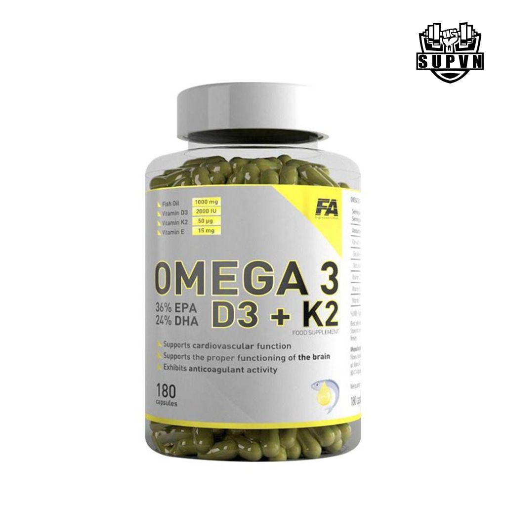 FA Omega 3 D3 K2 Hỗ Trợ SỨC KHỎE Toàn Diện SUPVN