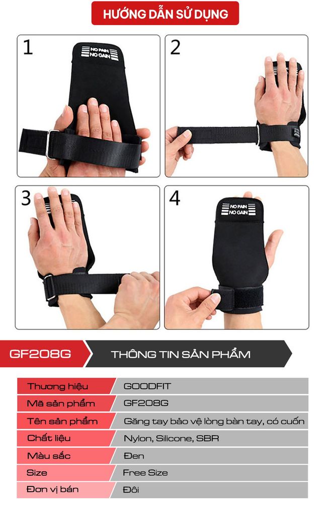 Lifting Grips GoodFit GF208G