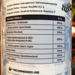 Ice Pump FA Pre Workout