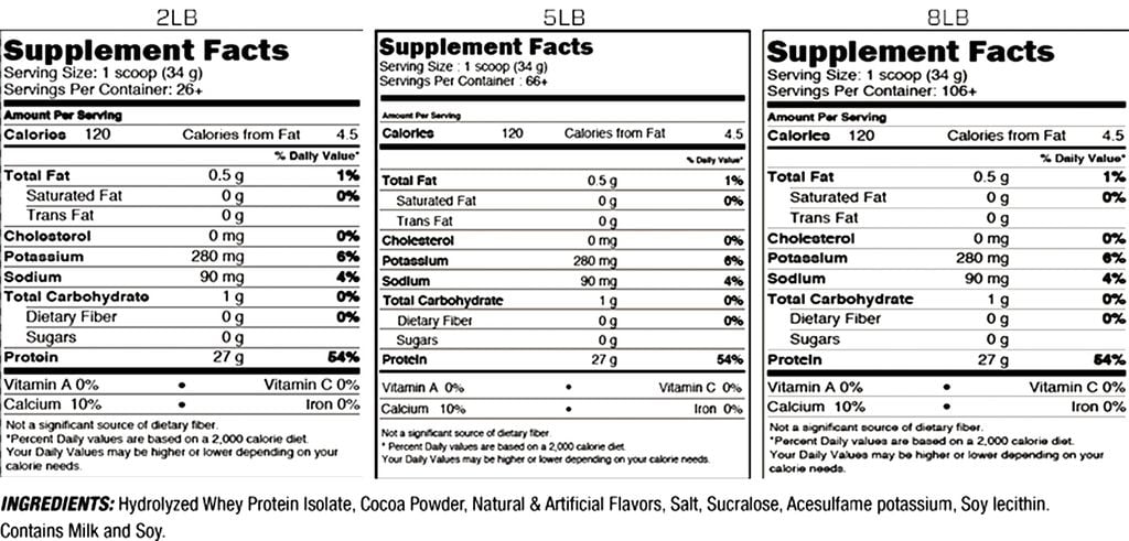 Iso Pro 5lbs