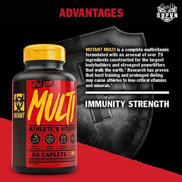 Multi Athletes Vitamin Mutant 60 Viên
