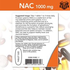 Giải Độc Gan NAC Now 1000mg