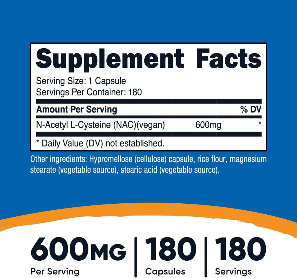 Nutricost Nac 600mg