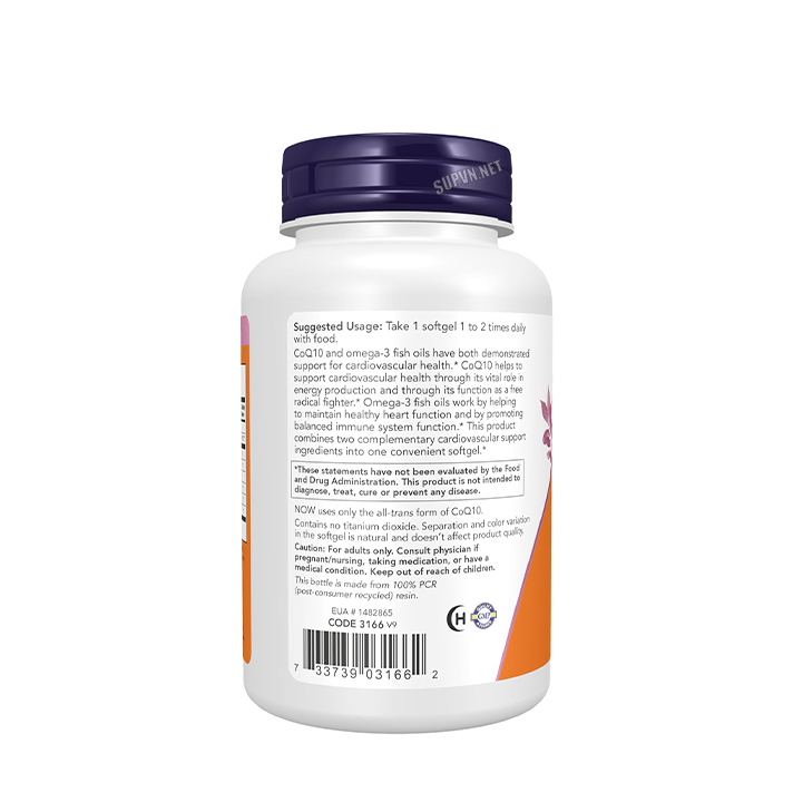 Now CoQ10 60mg With Omega 3