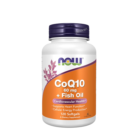 Now CoQ10 60mg With Omega 3
