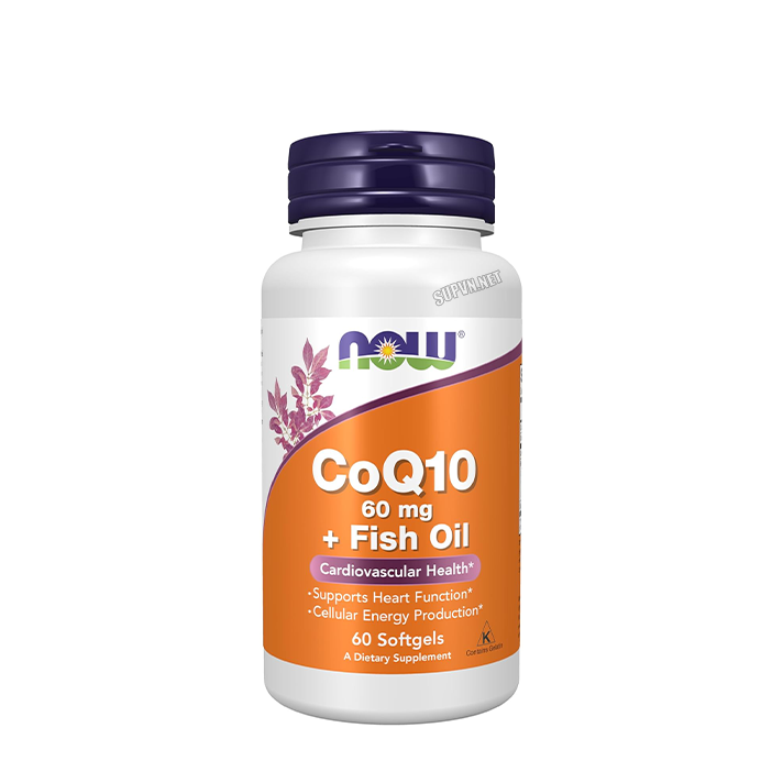 Now CoQ10 60mg With Omega 3