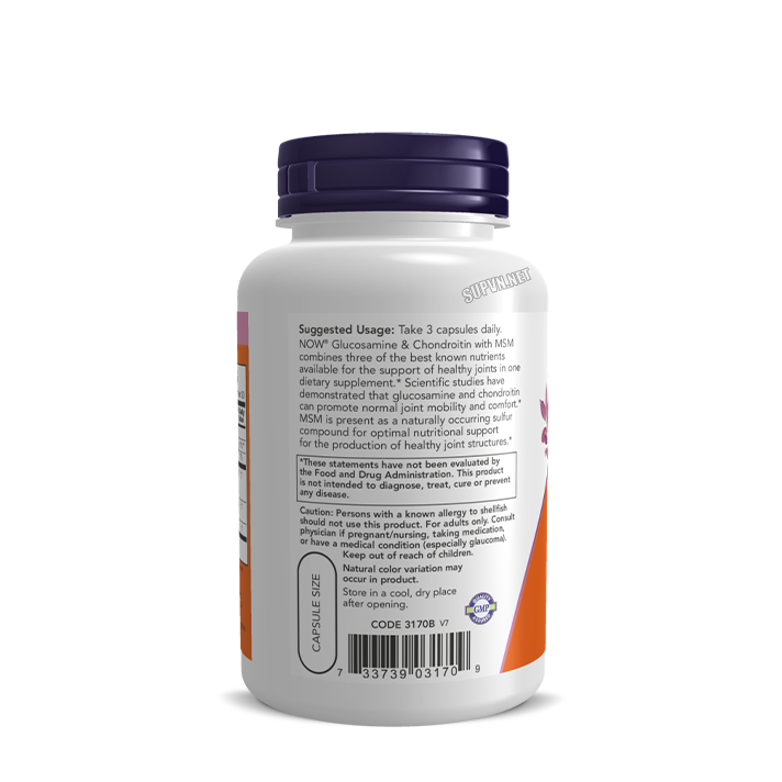 NOW Glucosamine & Chondroitin with MSM