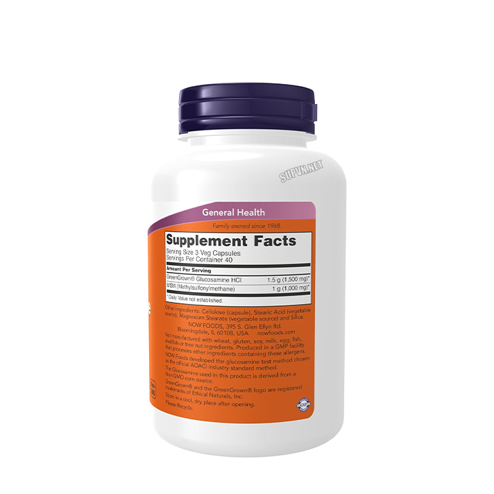 NOW Glucosamine & MSM Vegetarian